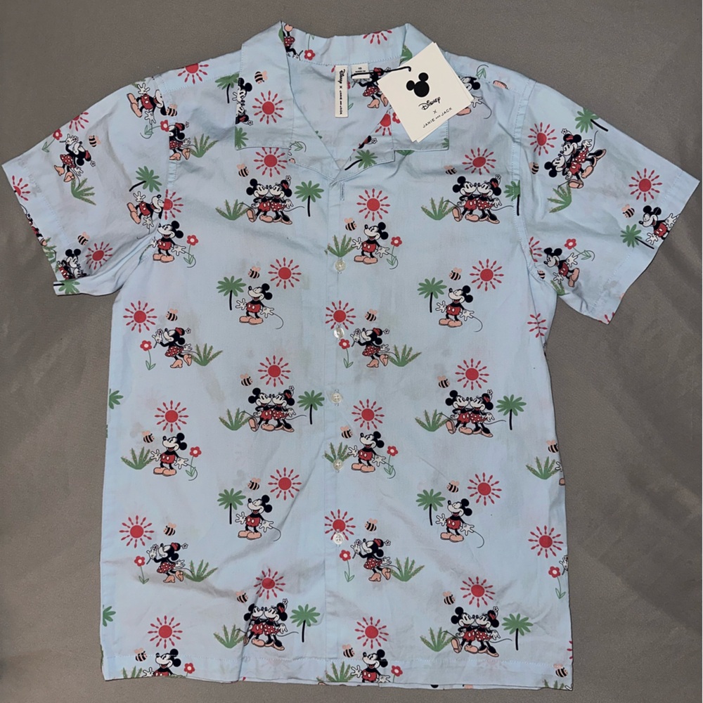 Janie and Jack boys Disney button up, NWT!